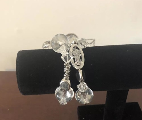 Clear glass bead adjustable - clear,