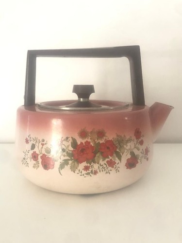 Bouilloire émaillée vintage