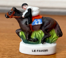 Magnifique Fève Mat Equitation LE FAVORI Cheval ❤️ Galette des rois French charm