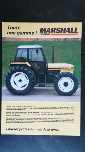 Prospectus tracteur marshall - tracteur,