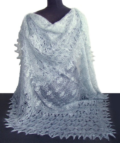 Châle gris idée cadeau - -,
