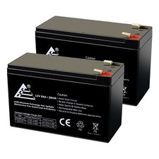 2 Pack: 12V 9Ah SLA AGM