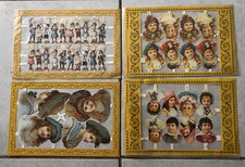 PLANCHE CHROMOS ..DECOUPIS...REPRINTED FROM MADAME TUSSAUD'S LONDON COLLECTION