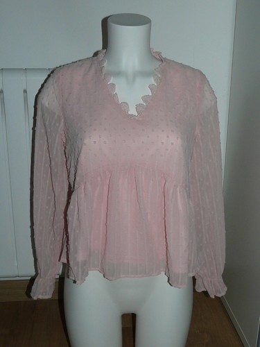 Blouse péplum avec - , dentelle