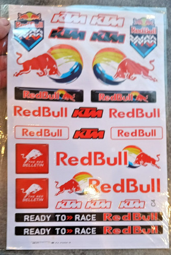 Autocollant redbull ktm - , ready