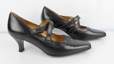 Hasley Escarpins à brides cuir noir T 37 / 4B Très bon état