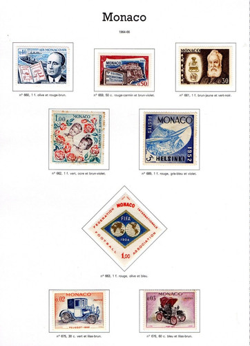 Monaco timbres anciens - monaco,