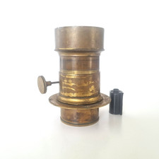 Alexis Gaudin early Petzval Hermagis glass f3.5 210 4x5 5x7 collodion wet plate