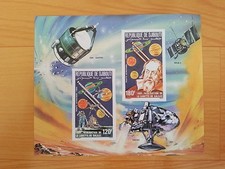 Djibouti Galilée Espace MNH neuf PA213 214 1984 Bloc Luxe IMPERF ND