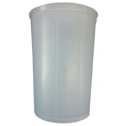Pot plastique litre - litre, pour