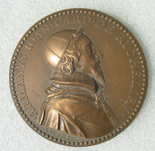 Medaille cardinal richelieu - medaille,