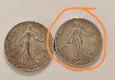 1 Franc 1915 et 1901 Très Spéciale  Semeuse