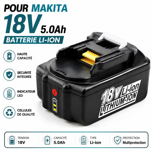 Batterie 18v 5ah - batterie,