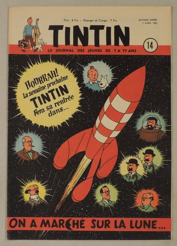 Tintin 1952 14 - n°, couverture