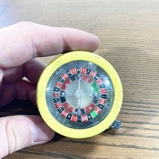 Briquet vintage jeton de casino briquet roulette cartes à jouer rétro années 70