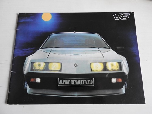Catalogue alpine renault 310 - alpine,