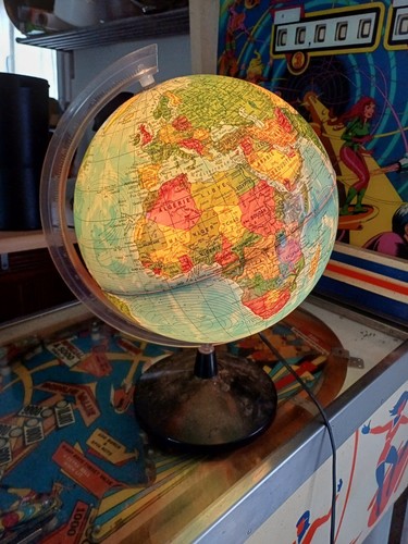 Lampe globe terrestre - lampe,