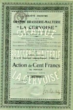 AA10  -  SA de la Brasserie Malterie " LA CERVOISE "