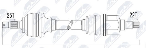 Arbre transmission pour - transmission,
