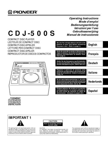 New pioneer cdj 500s - cdj-500s, cd