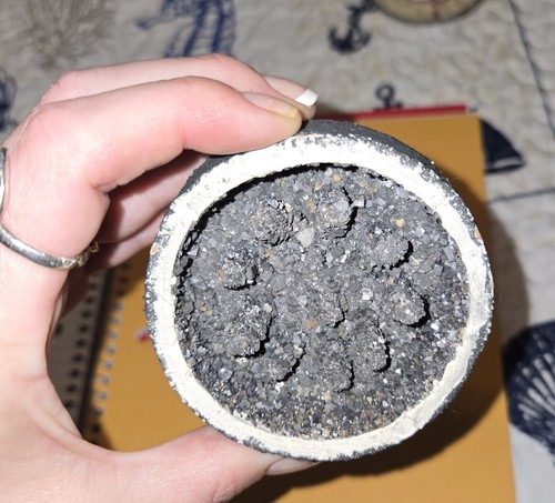 Galena geode - galena,