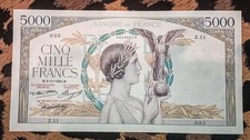Billet 5000 Francs Victoire