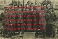 Gendarme Gendarmerie Kepi Moulins Toul Casque Ecole Psig Garde Mobile Vichy FFI