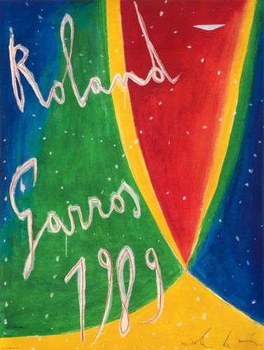 Affiche roland garros - garros, 1989