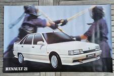 Affiche Originale de CONCESSIONNAIRE RENAULT R21 2L TURBO