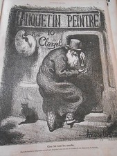 1893 Original Vintage Print Anquetin Peintre repro lithographie