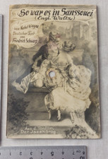 Ancienne carte postale sonore, So war es in Sanssouci, Weco