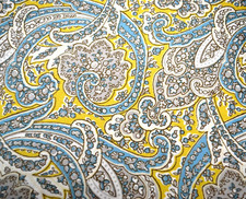 Vanessa Gold Blue King Sheet