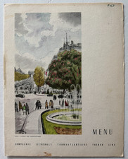 Vintage Aug 1953 CGT French