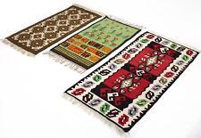 3 Pièces Tapis Kilim Oriental Moderne Tissé À La Main En Laine Multi Couleur