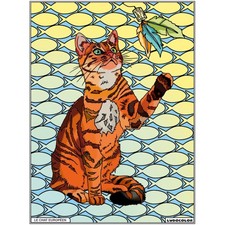 Coloriage - Chat - Tableau à