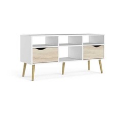 Meuble TV - 4 niches 2 tiroirs