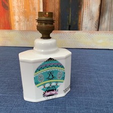 Petit pied de lampe porcelaine