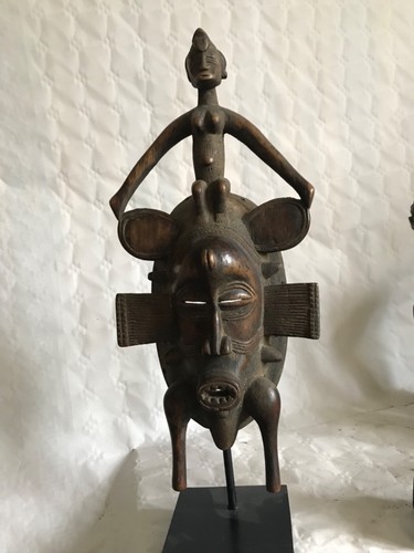 Masque kpelie senoufo côte - masque,