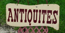 Antiquites ancienne enseigne - antiquites,,