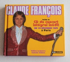 Claude François , Concert intégral inédit du 15 decembre 1974 , CD digibook