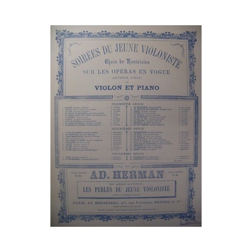 Massenet jules manon fantaisie - massenet,