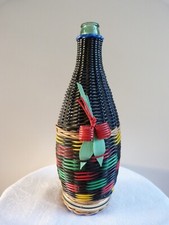 Bouteille scoubidou noir/