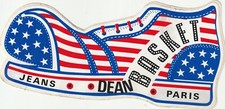 U92  Autocollant sticker BASKET JEANS DEAN PARIS