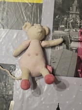 PELUCHE DOUDOU MOULIN ROTY SOURIS HOCHET LILA ET PATACHON 22 CM 0203/06