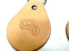 LEATHER KEYCHAIN MOTORCYCLE