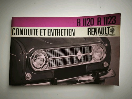 Renault r4 notice - renault,