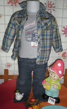 lot 9 vêtements enfant 18 mois garçon,pantalon,sweat,pull,jean,chemise,sous-pull