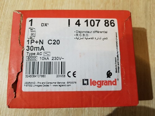 Disjoncteur differentiel 20a - differentiel,