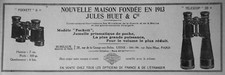 PUBLICITÉ PRESSE 1921 JUMELLE