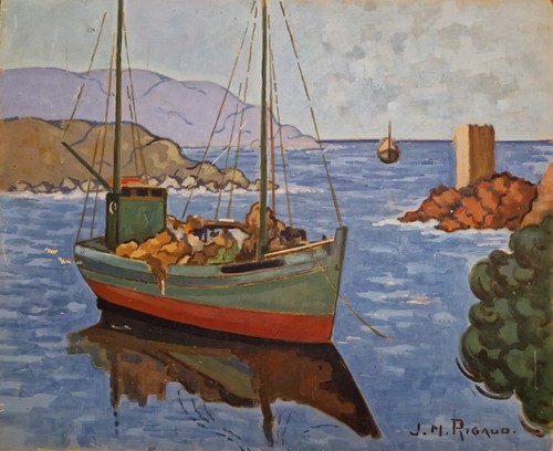 Tableau peinture sur isorel - peinture,